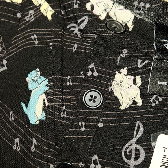 TORRID DISNEY THE ARISTOCATS MINI SKIRTALL - CHALLIS BLACK size 1X NWT - Picture 6 of 8